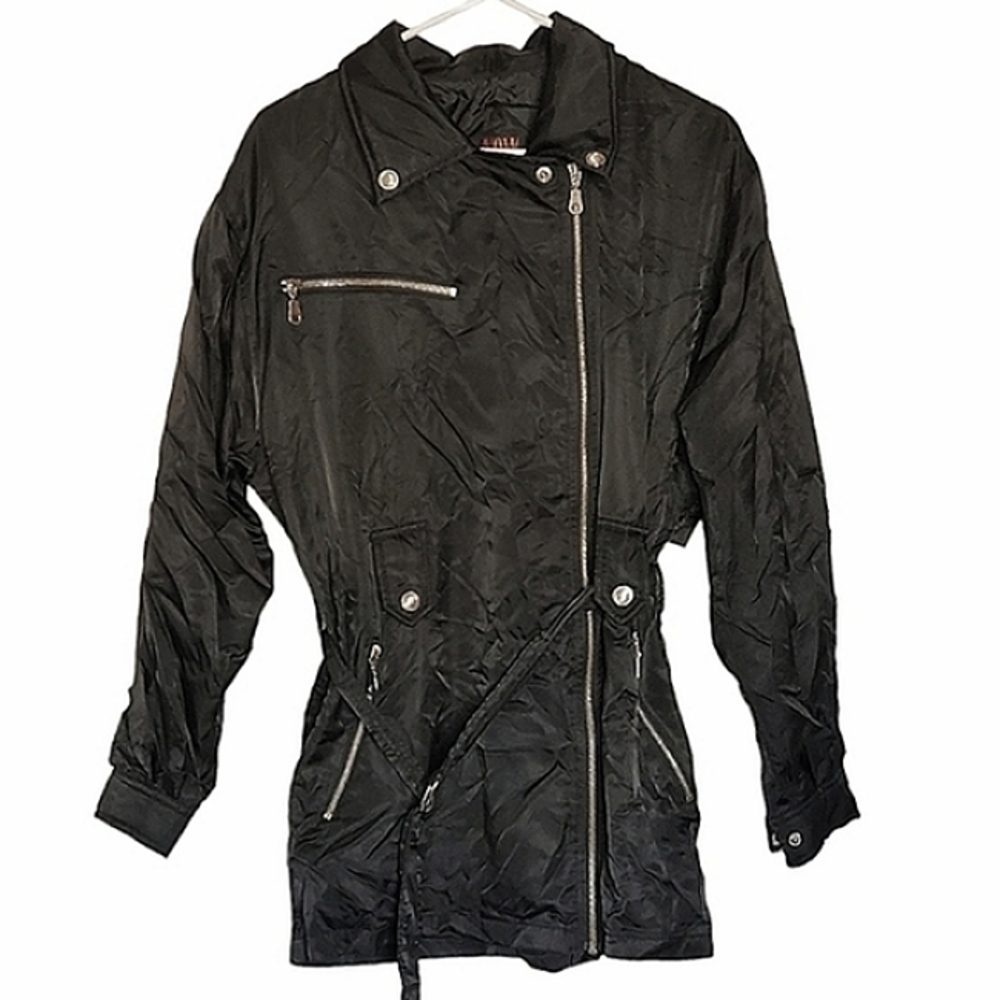 7118 * New York Classics Vintage Nylon Jacket Black Size M